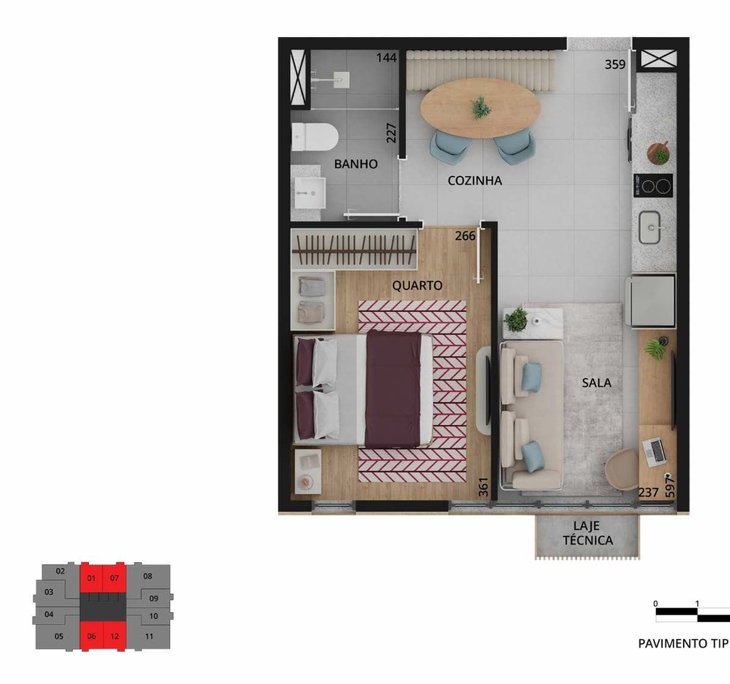 residential-/-studio-1-quartos-33m2-boa-viagem-belo-horizonte-mg